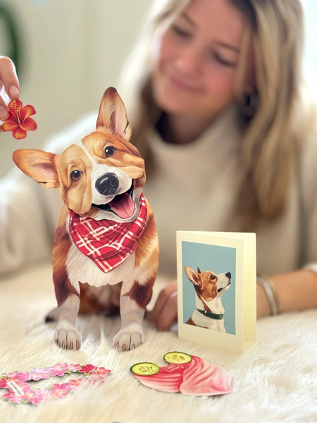 Corgi Pop-up w/Card