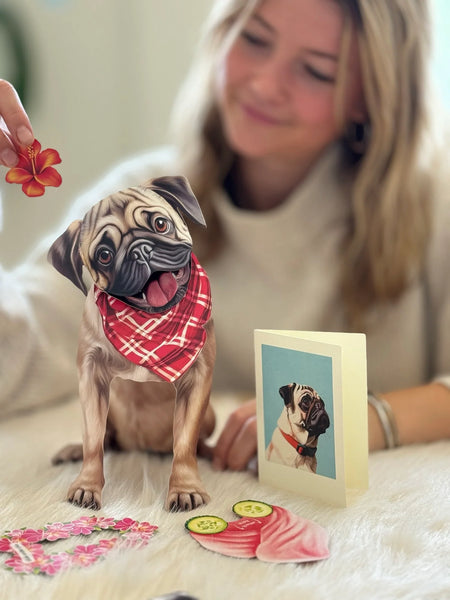 Pug Pop-up w/Card