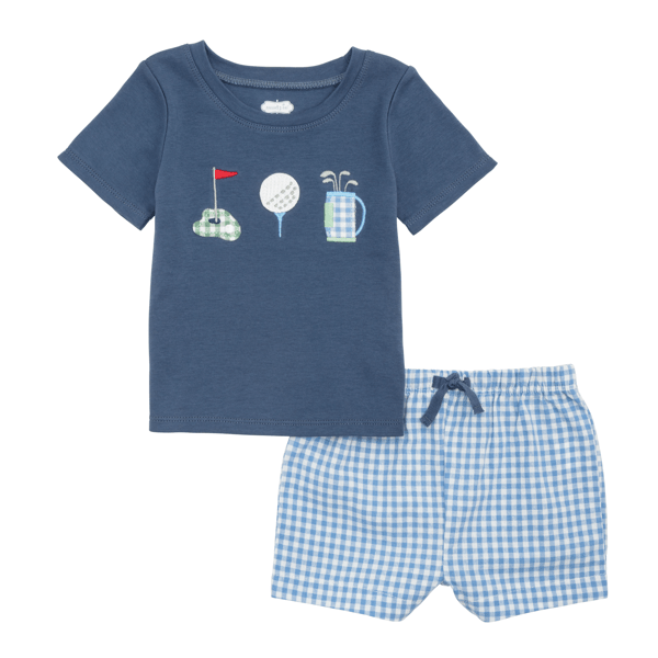 Boy Golf Short Set - Little Jill & Co.