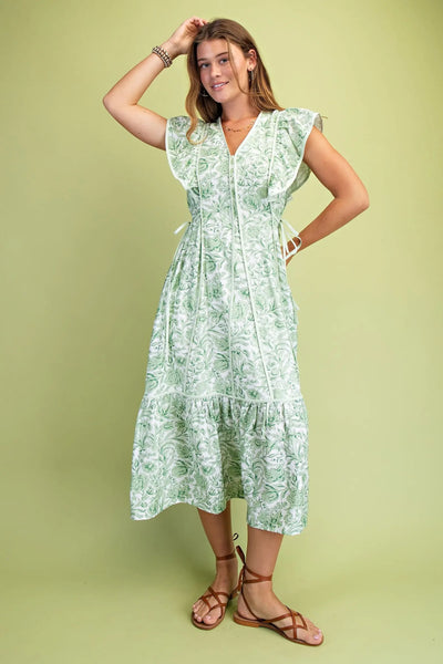 Mint Green Mix Dress