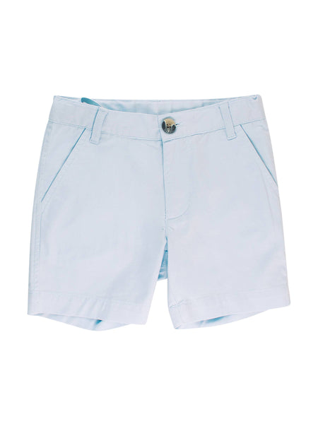 Boys Light Blue Stretch Chino Shorts