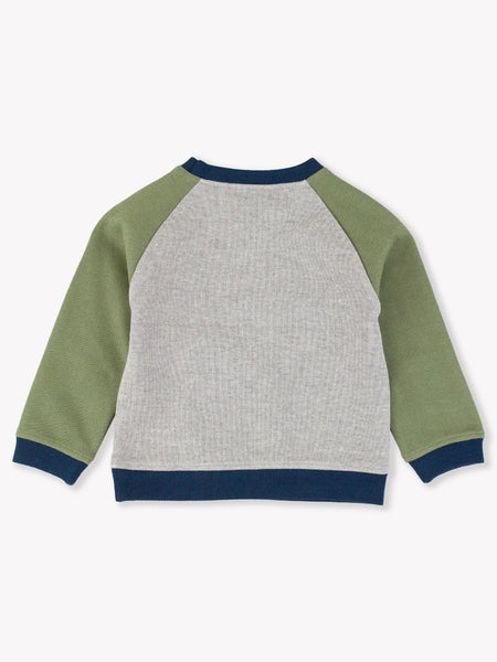Knit Raglan Sweatshirt