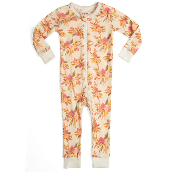 Vintage Floral Zip PJ