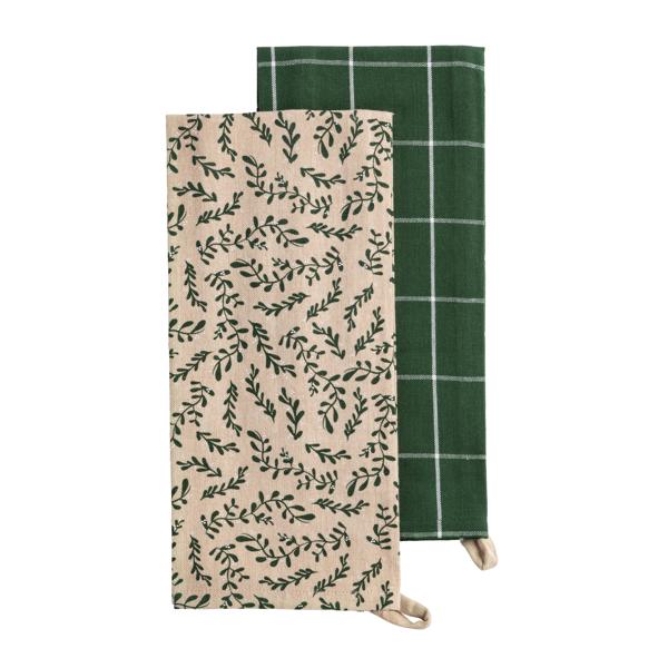 Christmas Pine Pattern Towel Set