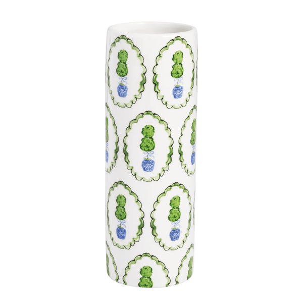 Topiary Pattern Stem Vase - Little Jill & Co.