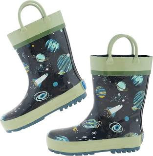 Outer Space Rain Boots