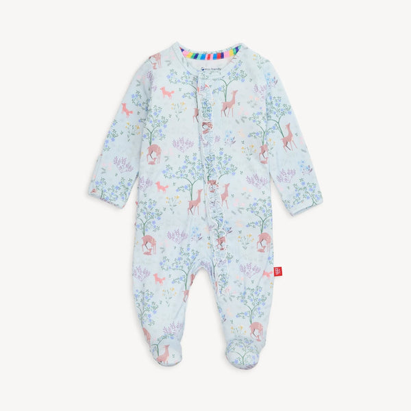 Magnetic Deer Footie with Ruffle