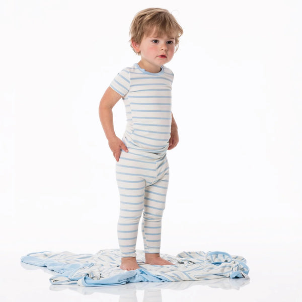 2pc PJ set in Pond Sweet Stripe