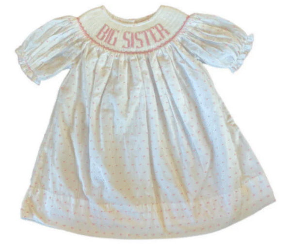 Big Sister Smocked Dress