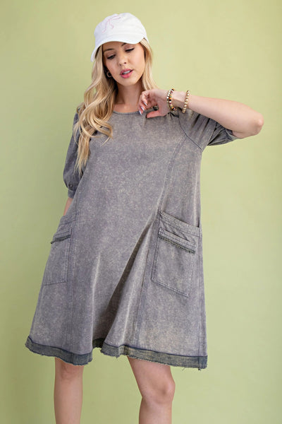 Washed T-Shirt Dress