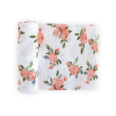 Swaddle Blanket - Watercolor Roses