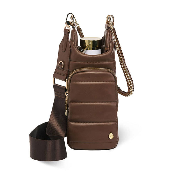 Brown Mocha Vegan Leather HydroBag® with Strap Bundle
