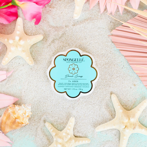 Beach Grass Daisy Spongette | Soap Sponge | Soap Buffer