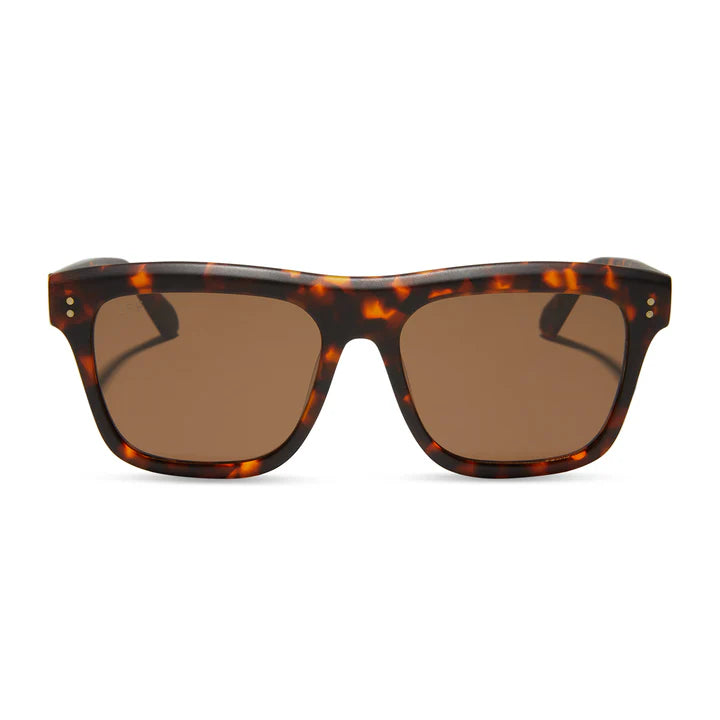 Sammy - matte rich tortoise brown polarized