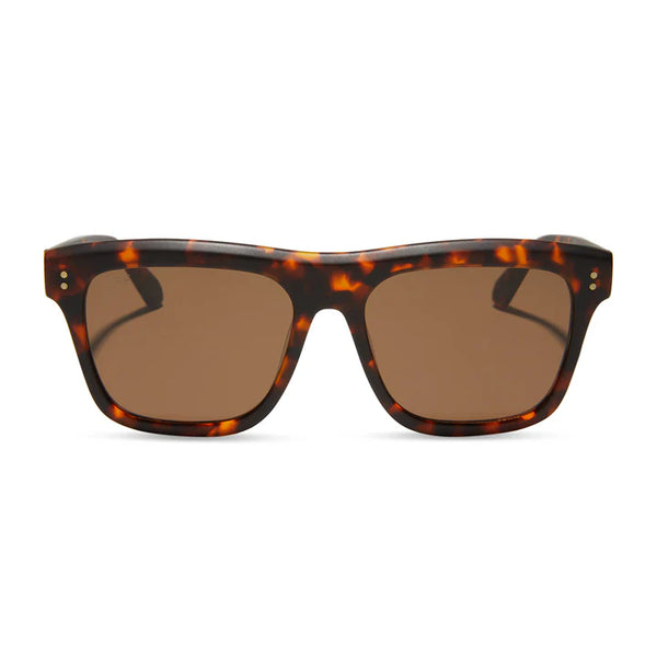 Sammy - matte rich tortoise brown polarized