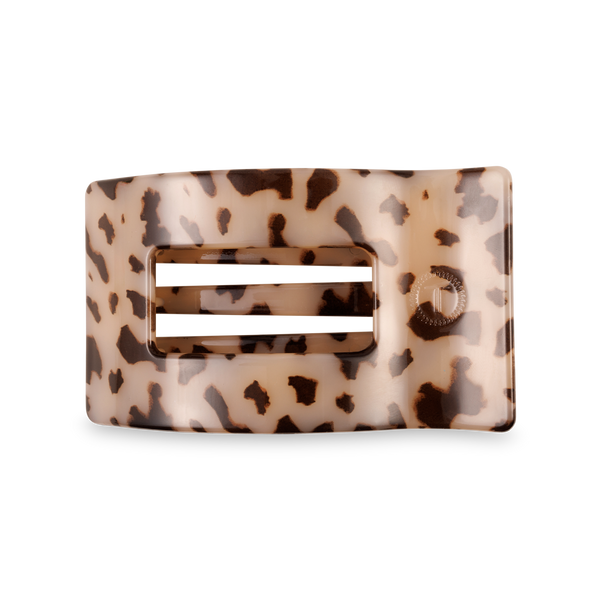 Flat Rectangle Hair Clip | Medium | Blonde Tortoise