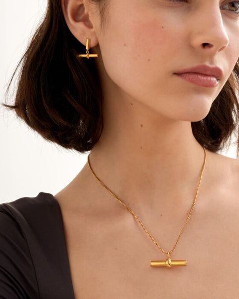 Themis T-Bar Necklace