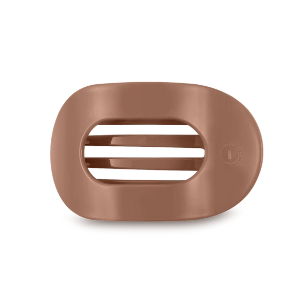 Mocha Mousse Large Flat Round Clip