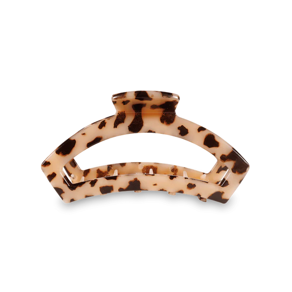 Open Blonde Tortoise Medium Claw Hair Clip