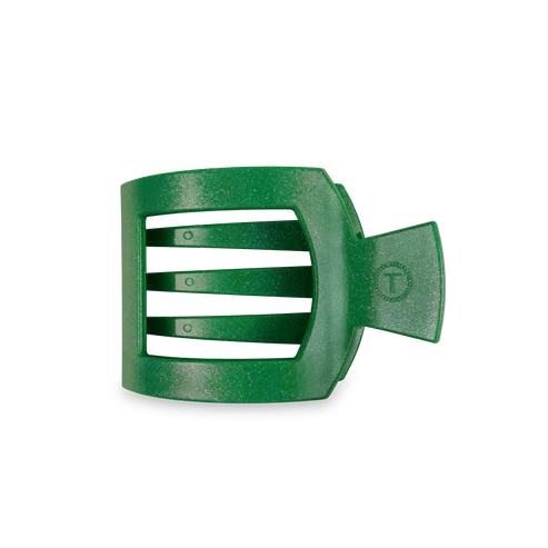 Shamrock Shimmer Medium Flat Square Hair Clip