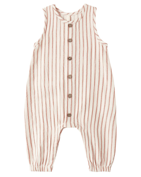 WOVEN JUMPSUIT VINTAGE STRIPE