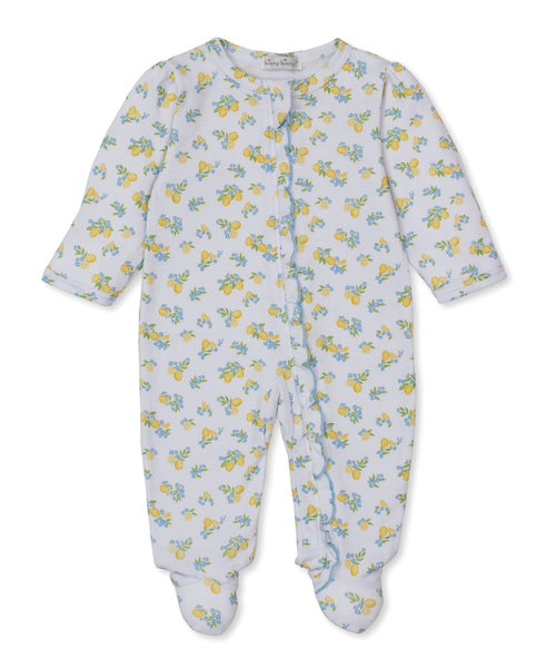 Lemon Blosssoms Zip Footie