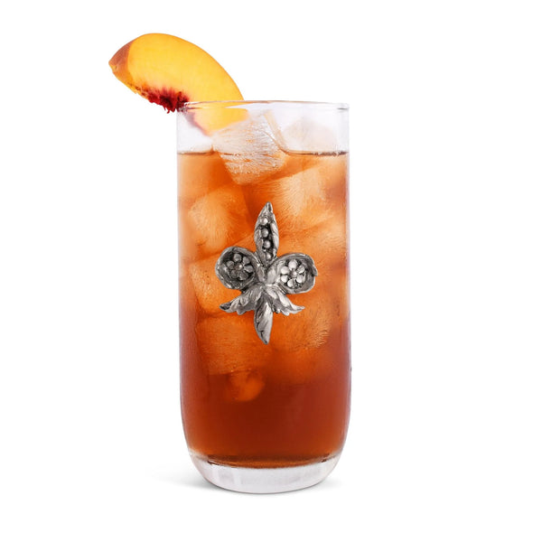 Fleur De Lis Ice Tea Glass