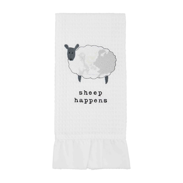 Sheep Ruffle Farm Towel