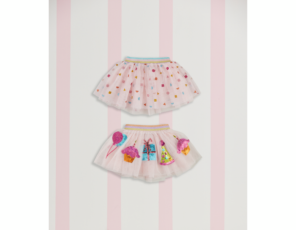Glitter Dots Bday Seq. Tutu