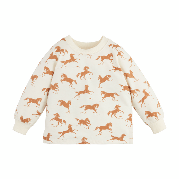 Horse Print Sweatshirt
