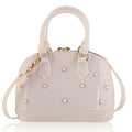 Blush White Cate with Pearls