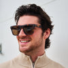 Sammy - matte rich tortoise brown polarized