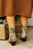The Kaiya Vintage Floral Western Bootie