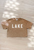 LAKE Cropped Mineral Graphic Top