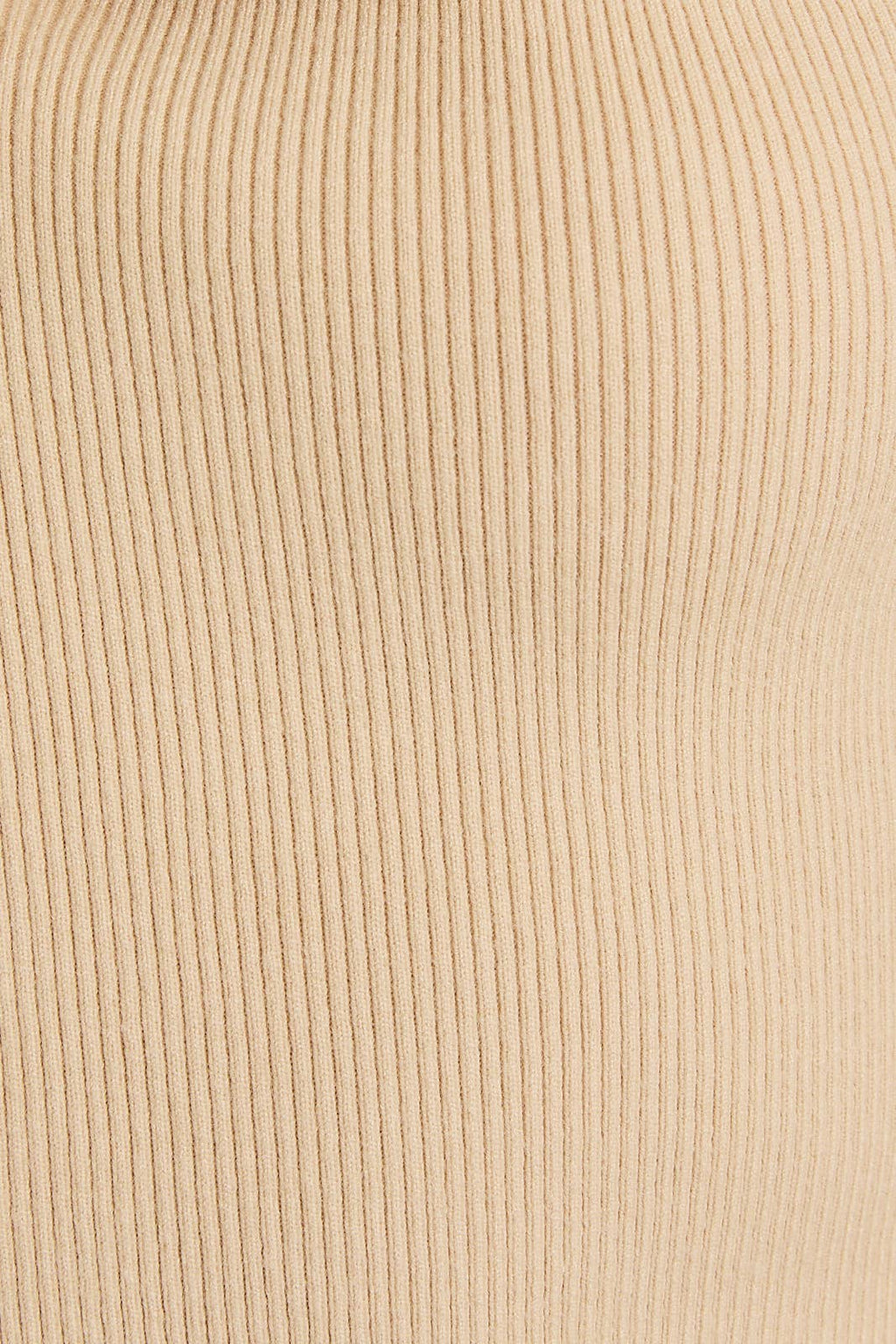COLLARED SWEATER RIB TOP
