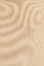 COLLARED SWEATER RIB TOP