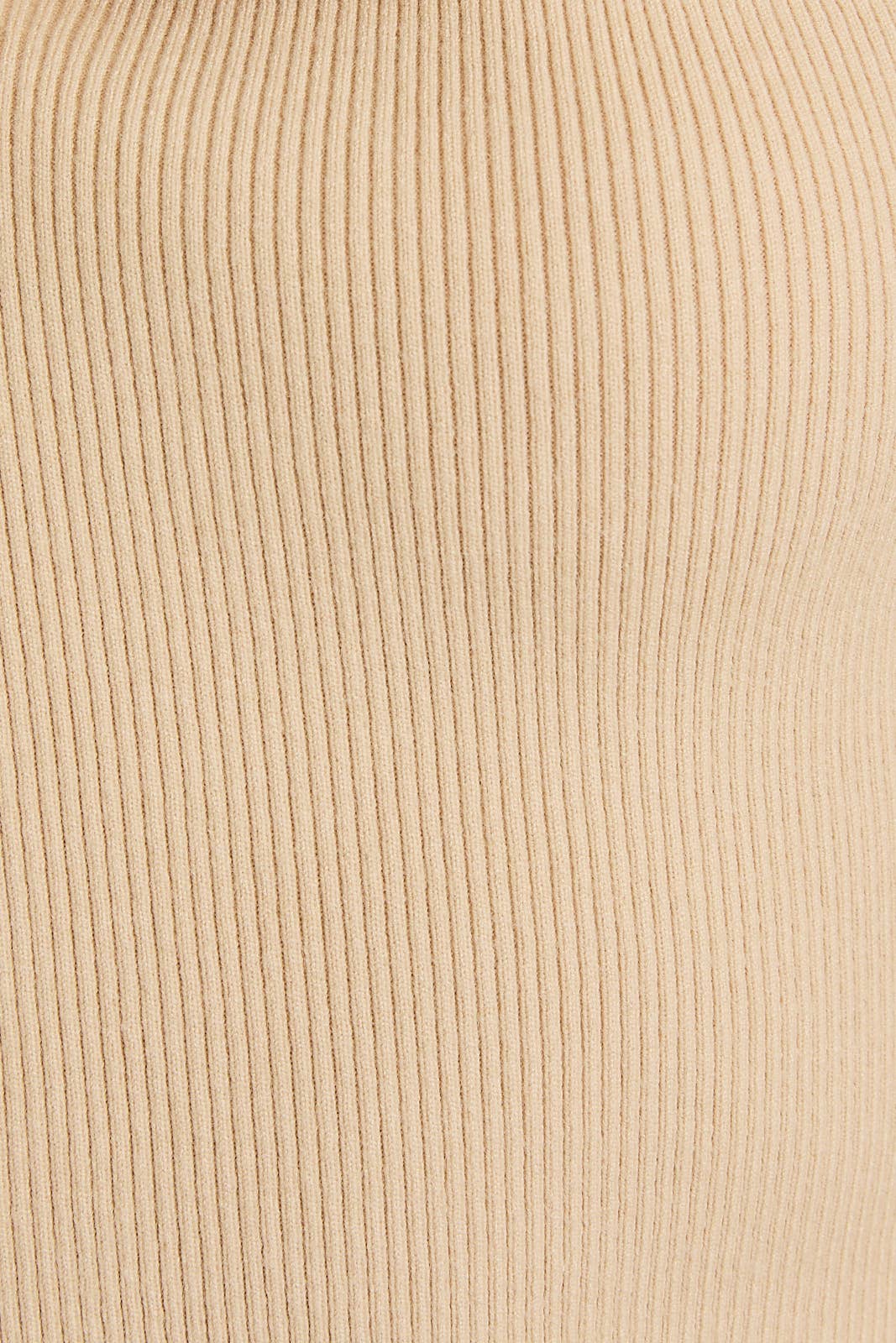 COLLARED SWEATER RIB TOP