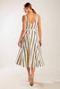 A striped woven midi dress - FD1503