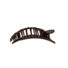 Flat Round Hair Clip | Medium | Truly Taupe Quilted