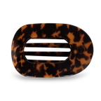 Round Flat Hair Clip | Large | Tortoise
