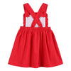 Red Ruffle Jumper Dress