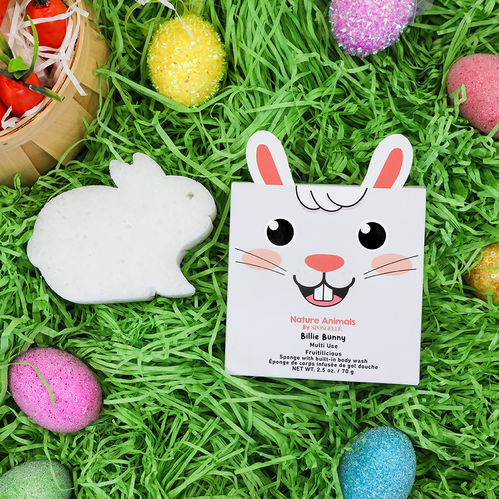Billie Bunny Nature Animals Sponge  | Kids | Easter 2026 - Little Jill & Co.