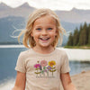 "Bloom where you're planted" Toddler Youth Flower Shirt Girl