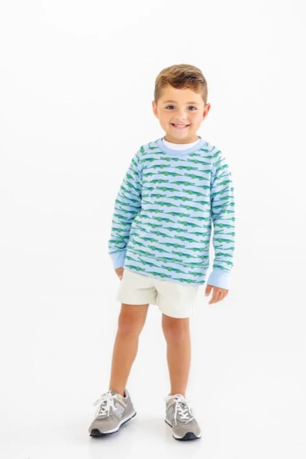 Cassidy Comfy Crewneck See Ya Later Alligator - Little Jill & Co.