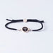 Survivor Bracelet Onyx + Cross