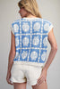 Blue Shell Sweater Vest