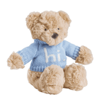 Plush Hi Baby Blue Bear - Little Jill & Co.