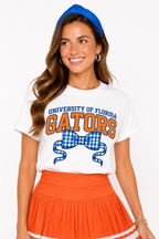 Florida Gingham Bow T-Shirt