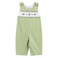 Pistachio Green Mallard Duck Smocked Longalls