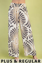 Resort Tropical Print Pants